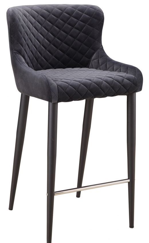 Moe's Home Collection Etta Dark Grey Counter Stool-2
