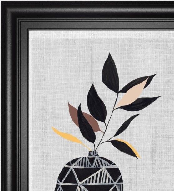 Classy Living Melissa Wang Decorated Vase with Plant IV Wall Art-1