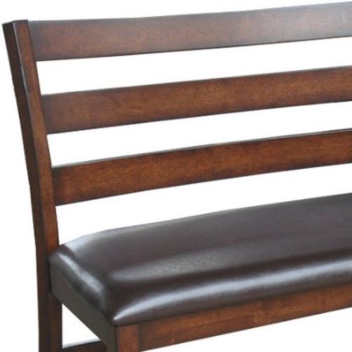 Intercon Kona Raisin Ladder Back Bench-1
