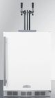 Summit® Commercial 24" White Built In Cold Brew Coffee Kegerator-0