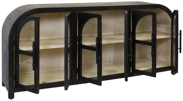 Harp & Finial® Hodges Matte Black Sideboard-1