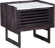 Moe's Home Collection Paloma Black Nightstand with White Marble Top-0