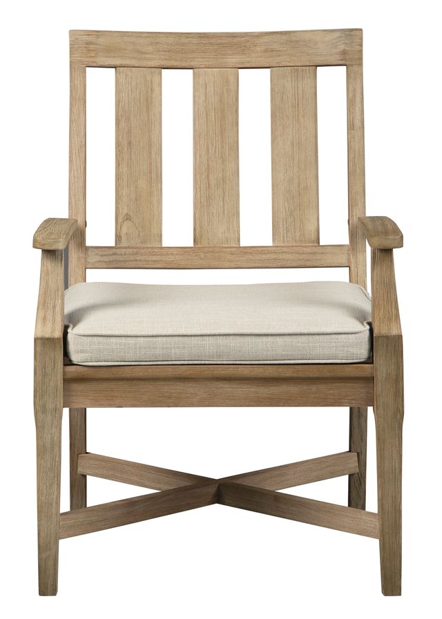 Signature Design by Ashley® Clare View 2-Piece Beige Arm Chair with Cushion-3