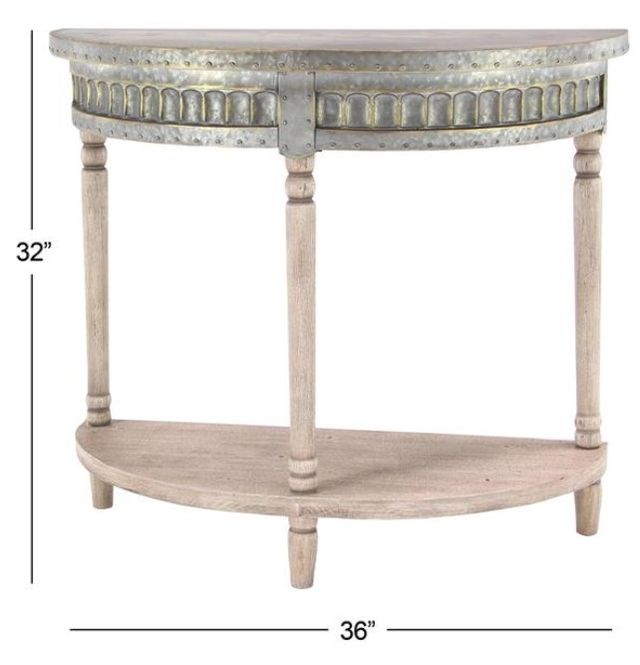 Deco Marche Gray Console Table-3