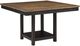 Steve Silver Co. Harington Dusty Caramel Dining Table with Ebony Base-0