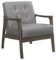 Homelegance® Alby Gray/Light Gray Accent Chair-0