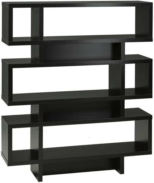 Brassex Inc. Dark Black Display Shelf-0