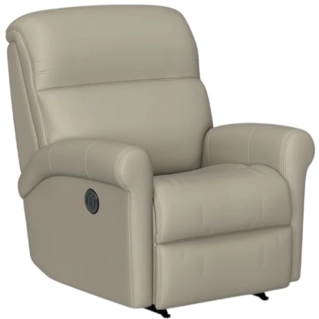 Flexsteel® Customizable Davis Leather Power Recliner-4