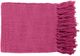 Surya Tilda Bright Pink 59"x51" Throw Blanket-0
