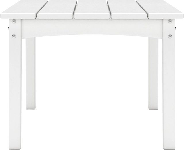 Signature Design by Ashley® Hyland Wave White Polyethylene Outdoor Cocktail Table-3