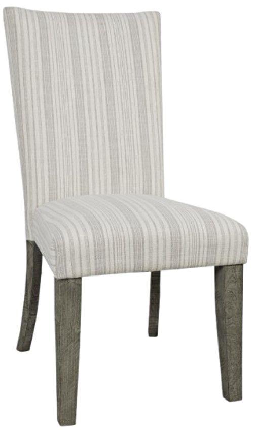 Jofran Inc. Telluride Beige/Driftwood Upholstered Dining Side Chair-0