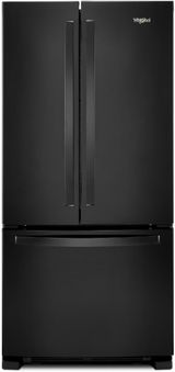 Whirlpool® 33 in. 22.1 Cu. Ft. Black French Door Refrigerator