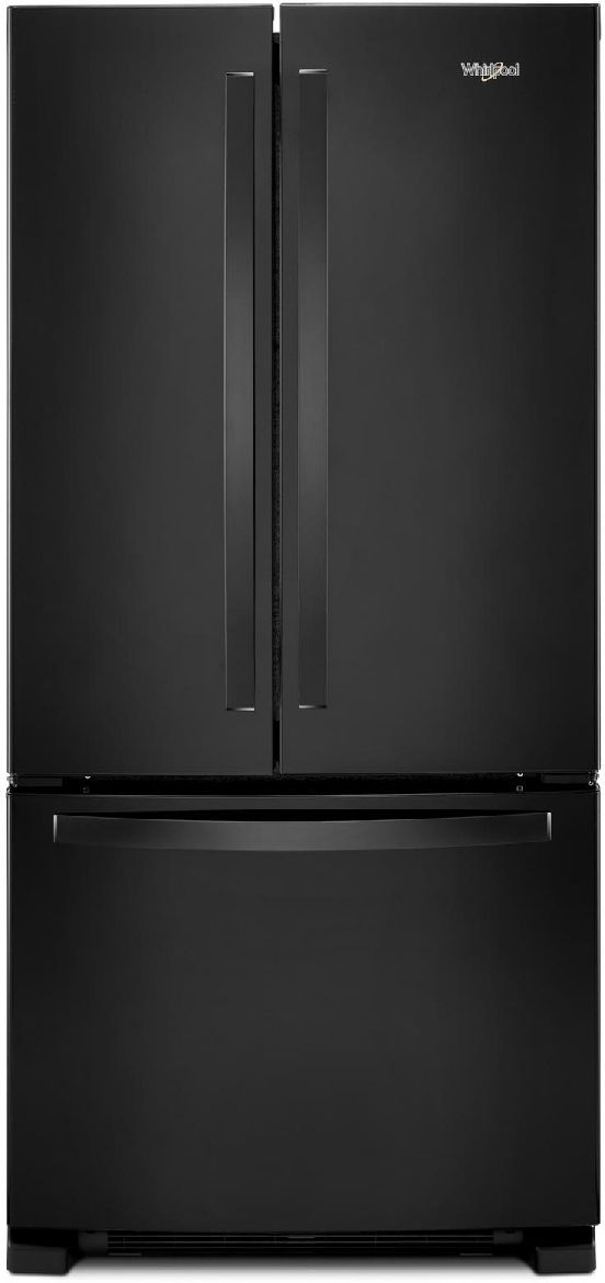 Whirlpool® 33 in. 22.1 Cu. Ft. Black French Door Refrigerator Midland
