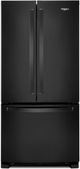 Whirlpool® 33 in. 22.1 Cu. Ft. Black French Door Refrigerator-0