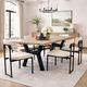 Amisco Customizable Parade 36" Dining Table with Two Leaf's -1
