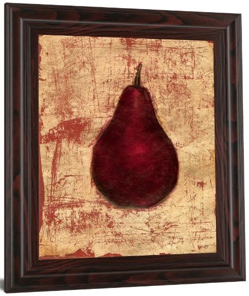 Classy Living Norman Wyatt, Jr. Crimson Pear 26"W Wall Art-3