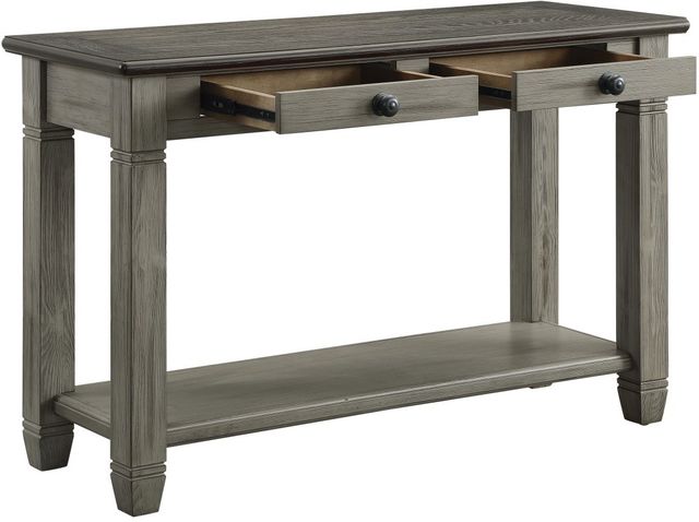 Homelegance® Granby Antique Gray Sofa Table with Coffee Top -3