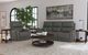 Flexsteel® Latitudes Carter Smoke Power Reclining Sofa with Console and Power Headrests and Lumbar-3