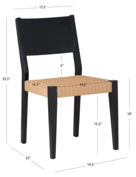 Powell® Cosgrove Black Side Chair-2
