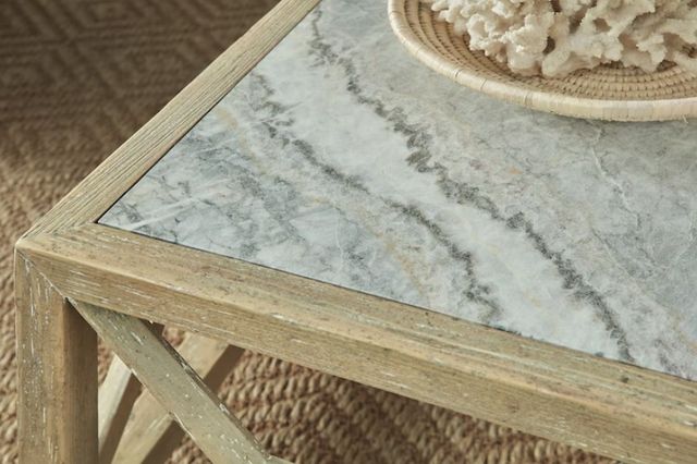 Hooker® Furniture Surfrider Gray Driftwood Square Cocktail Table-3