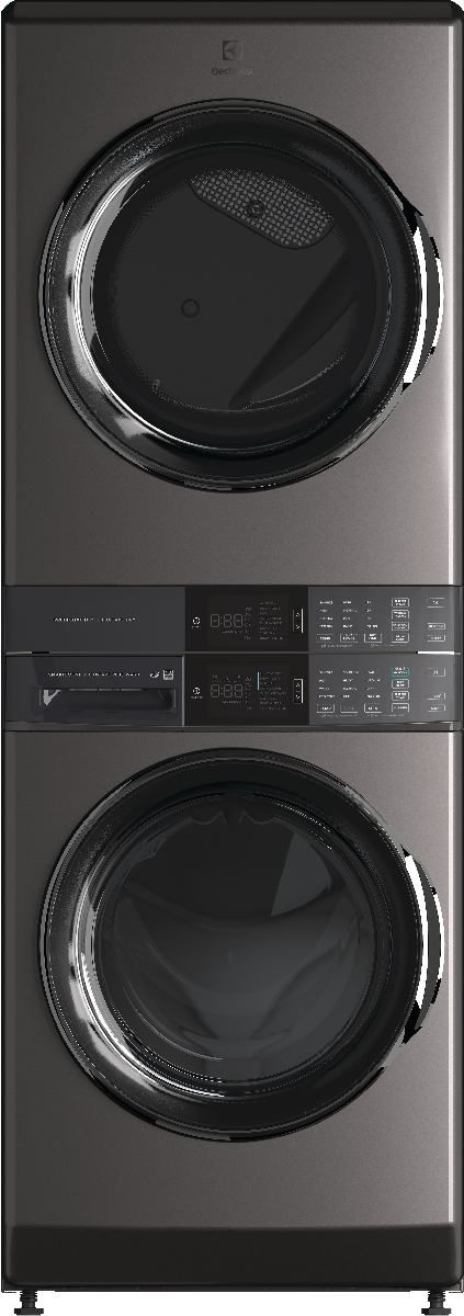 Electrolux Laundry Tower™ Titanium Electric Laundry Center, 5.2 Cu. Ft. Washer, 8.0 Cu. Ft. Dryer-0