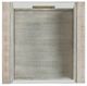 Steve Silver Co. Garland Glass Top End Table with Washed Parchment Base-2