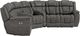 Emerald Home Rosenberg 5-Piece Gray Shadow Power Reclining Sectional-3