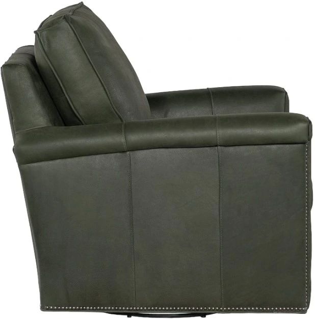 Bradington-Young Customizable Mallory 8-Way Tie Swivel Chair-1