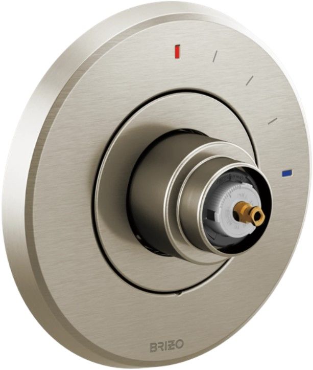 Brizo Levoir® Brilliance® Luxe Nickel® Pressure Balance Valve Only Trim - Less Handle-0