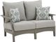 Signature Design by Ashley® Visola 4-Piece Gray Outdoor Seating Set-2