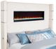 Coaster® Tisdall Cream Eastern King Upholstered Panel Bed with Flame Visualizer-5