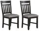 New Classic® Home Furnishings Harrisburg 6-Piece Brown/Charcoal Table Set-4