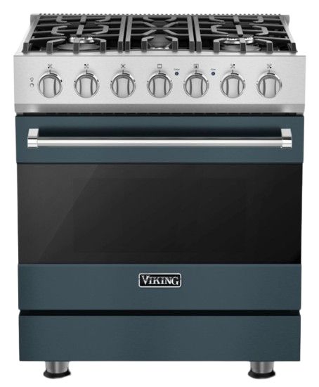 Viking® 3 Series 30" Squall Pro Style Natural Gas Range-0
