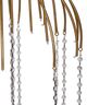 A & B Home Vintage Glamour Gold Chandelier-1