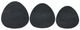 Jofran Inc. Global Archive Reeves 3-Piece Black Nesting Table Set-3