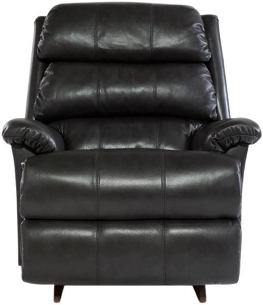 La-Z-Boy® Astor Shitake Leather Power Rocking Recliner with Headrest and Lumbar-1