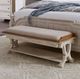 Liberty Furniture Farmhouse Reimagined Antique White/Chestnut Bed Bench-1