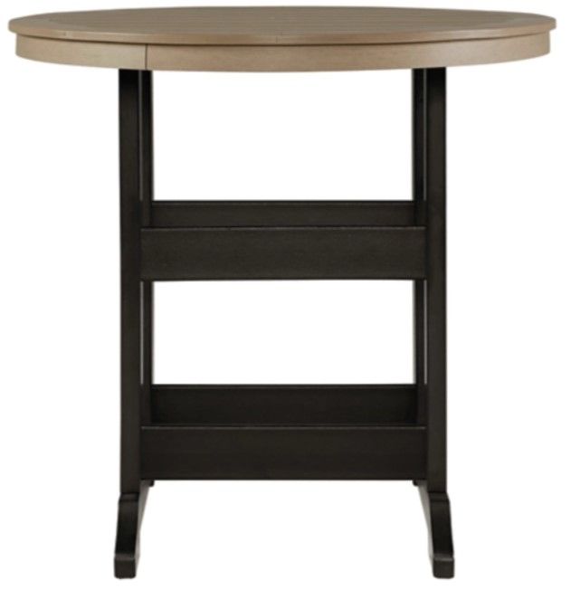 Signature Design by Ashley® Fairen Trail 3-Piece Black/Driftwood Bar Table Set-2