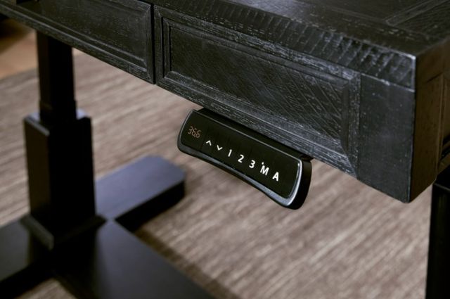 aspenhome® Camden Black Adjustable Cocktail Table-3