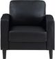 Coaster® Ruth Black Upholstered Track Arm Accent Chair-1