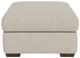 Flexsteel® Collins Silver Driftwood Ottoman-2