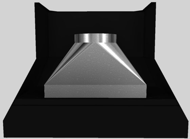Vent-A-Hood® 42" Black Euro-Style Wall Mounted Range Hood-4