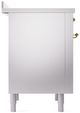 Ilve® Nostalgie II Series 36" Stainless Steel Pro Style Induction Range-4