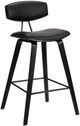 Armen Living Fox Black Counter Stool-0