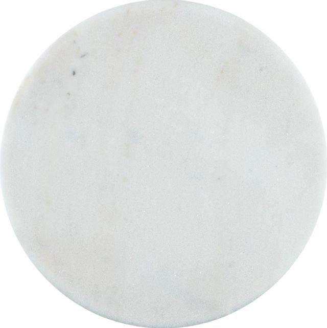 Hooker® Furniture Modern Mood White Marble Top Accent Table with Diamond Base-2