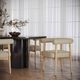 TOV Furniture Spara Natural/Taupe Vegan Leather Dining Arm Chair-1