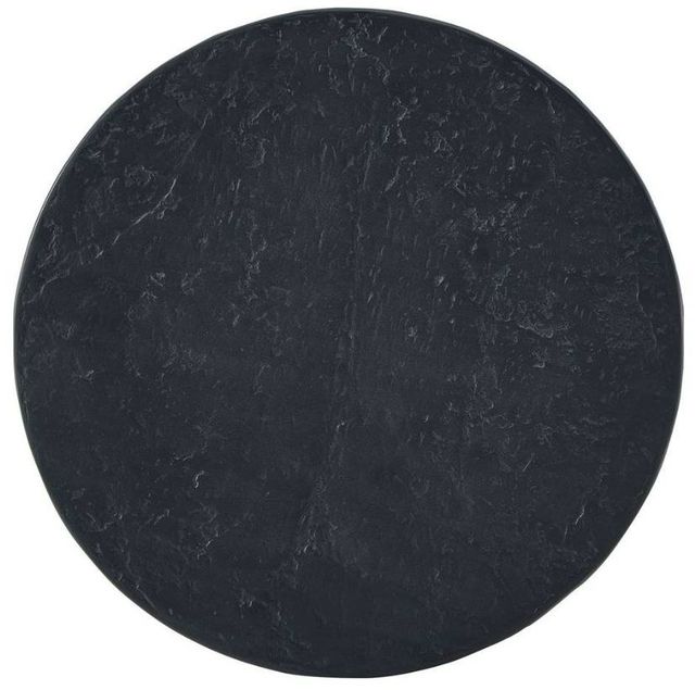 Uttermost® Hurlee Black Slate Concrete Indoor-Outdoor Accent Table-3