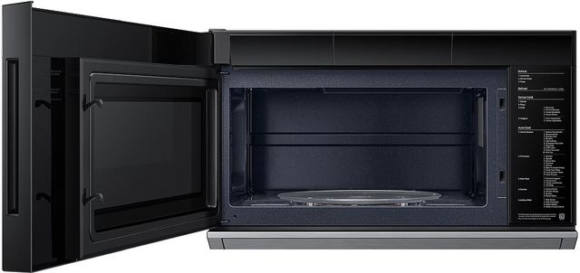 Samsung 30" 2.1 Cu. Ft. Black Over the Range Microwave with Dual Ventilation-1