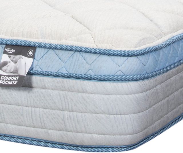 Springwall® Duncan 12" Wrapped Coil Medium Plush Euro Top Twin XL Mattress-1