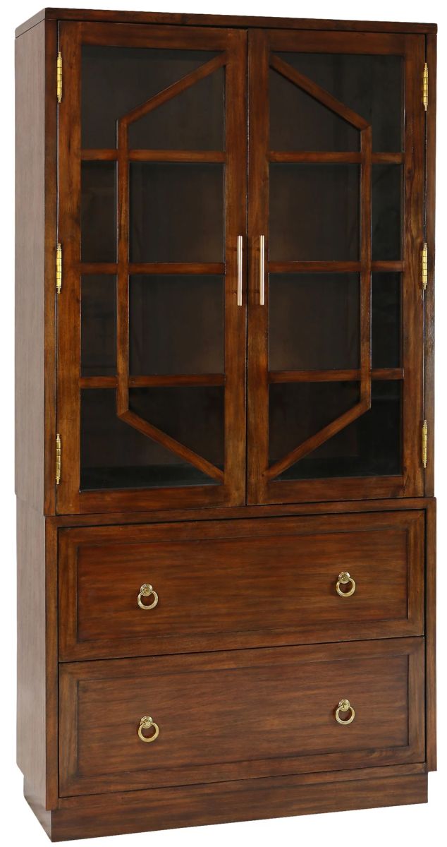 Stylecraft Tamara Day Walnut Filagree Hutch-0